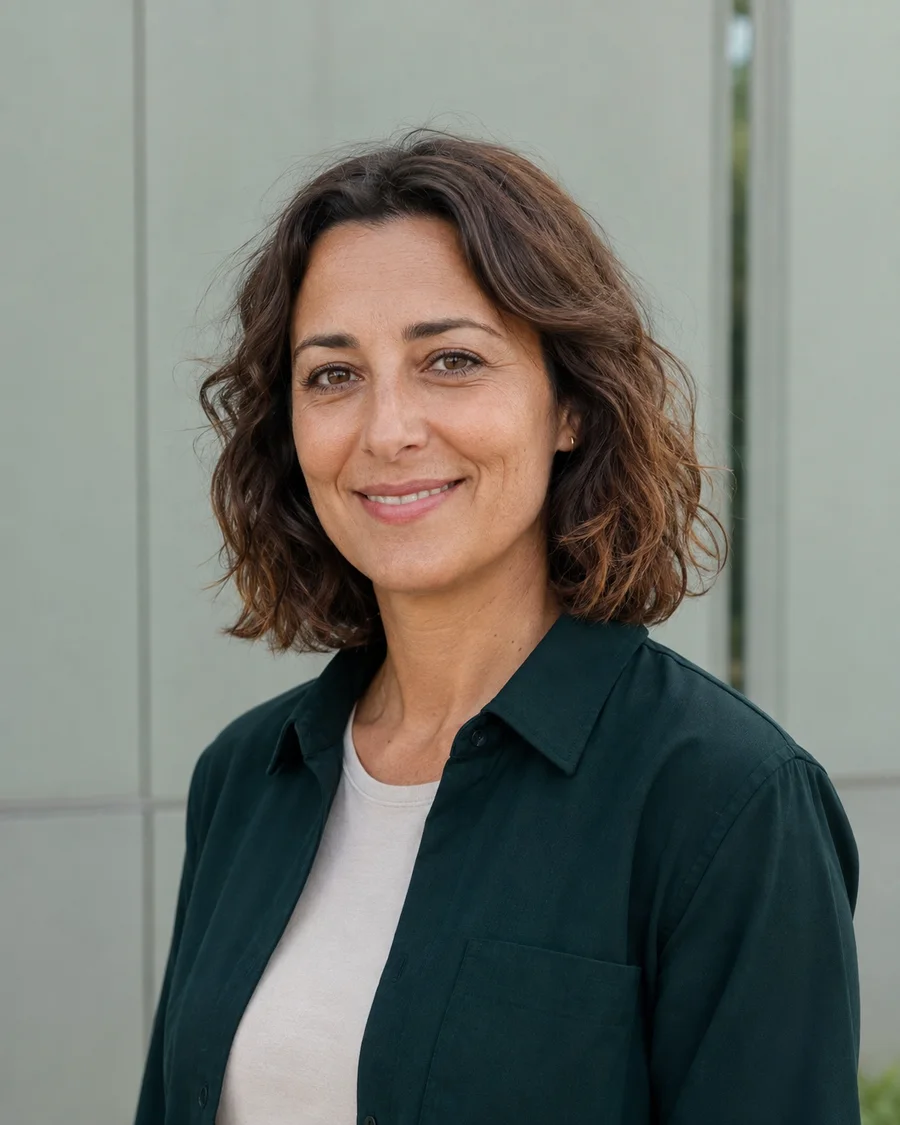 Ritratto illustrativo generato con AI per l’area consulenza energetica, non raffigura una persona del team reale